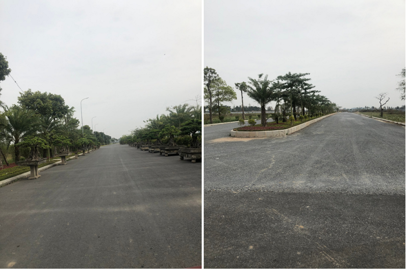 Ảnh thực tế 2 dự án Từ Sơn Garden City Nam Hồng