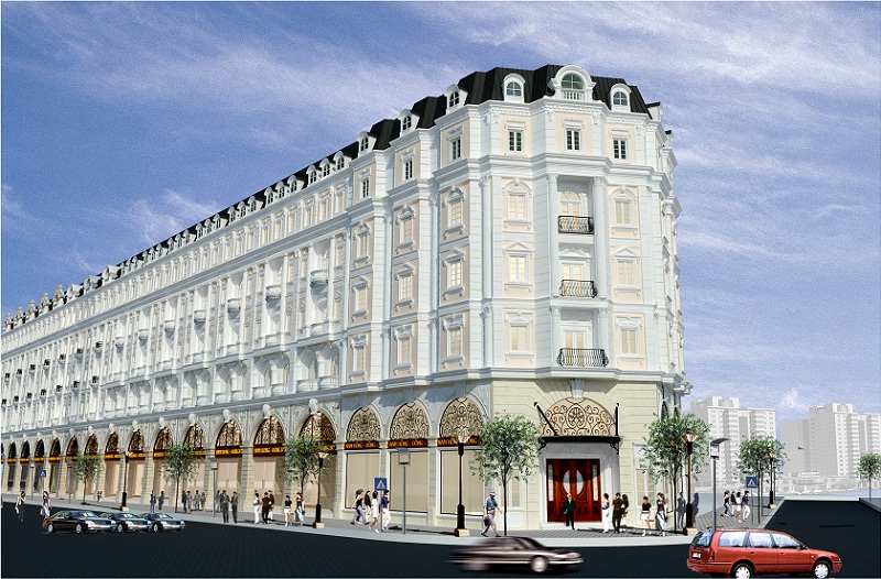 Phối cảnh nhà góc Pháp dự án Từ Sơn Garden City Nam Hồng