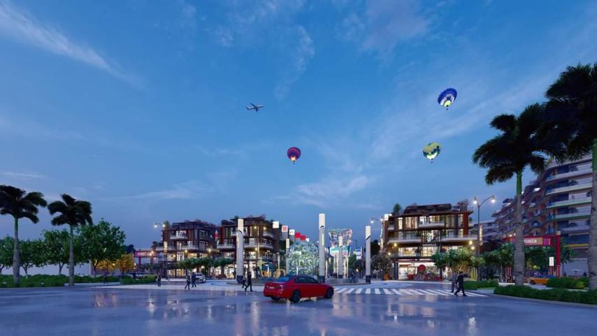 Quãng trường khu Shophouse dự án Selavia Bay