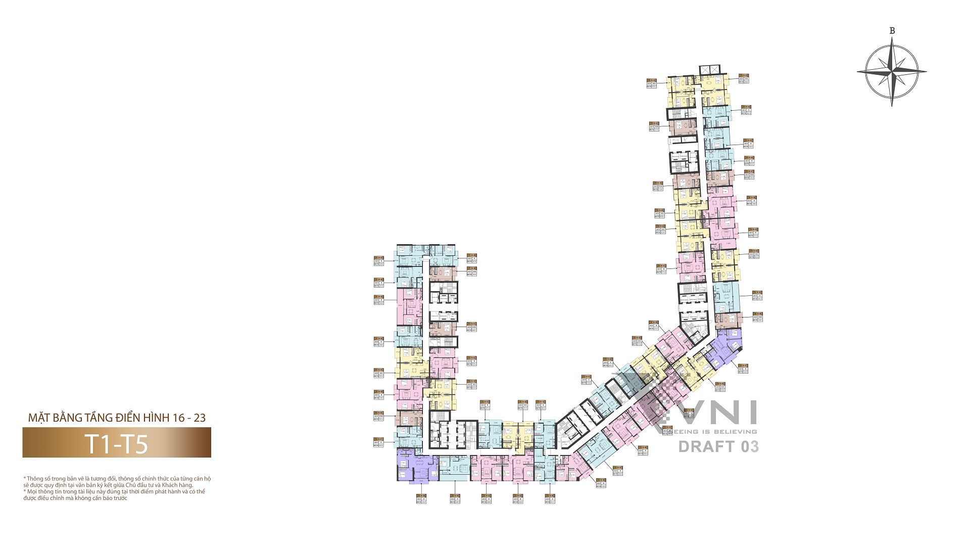 mặt bằng dự án sun grand marina town tầng 16-23