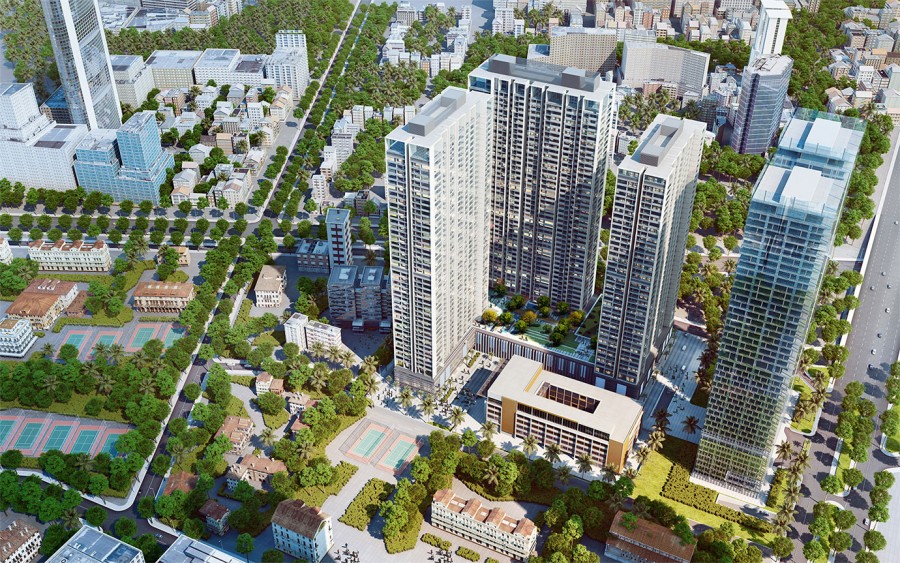 Phối cảnh dự án Vinhomes Metropolis