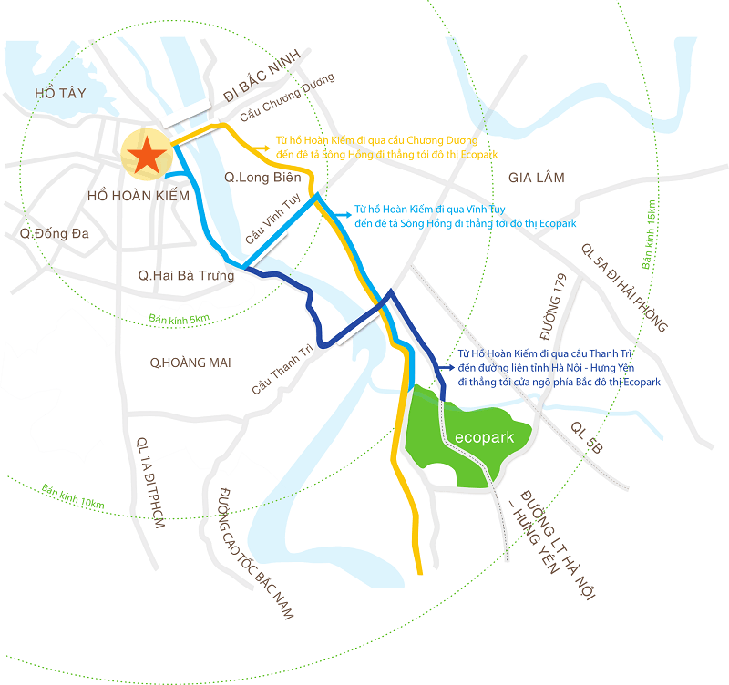 Vị trí dự án Ecopark