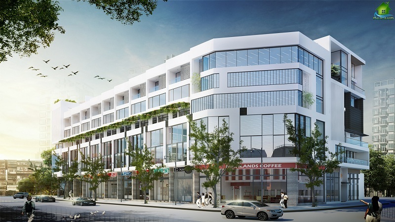 Dự án Langs Village được bố trí 11 lô nhà phố shophouse