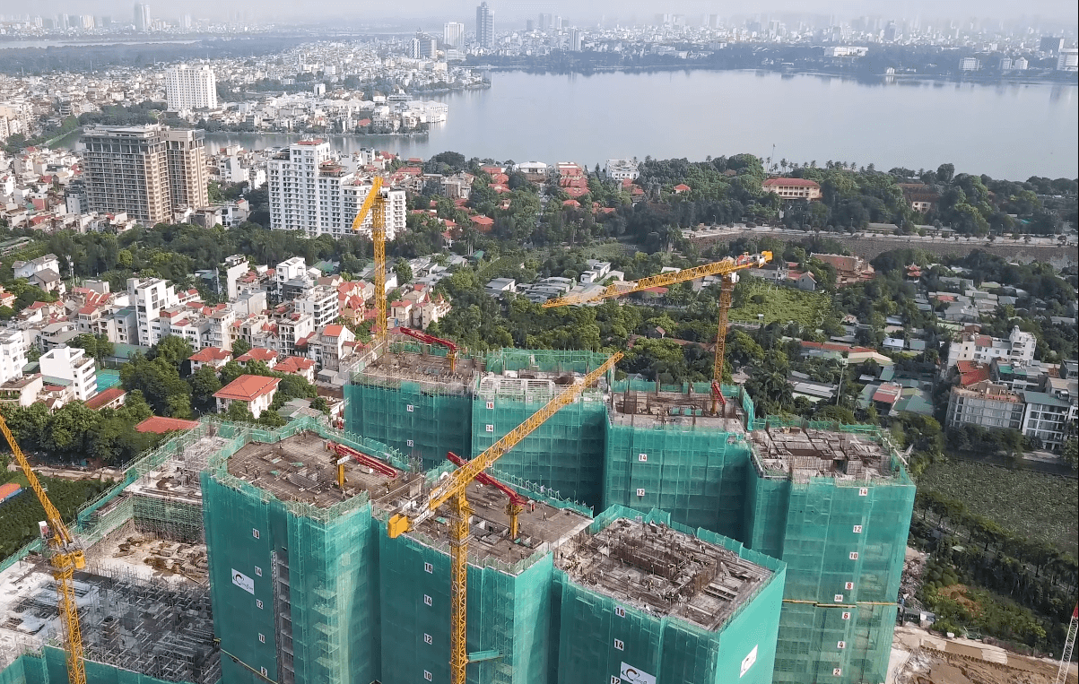 Tầm nhìn Panorama siêu đỉnh của dự án 58 Tây Hồ.