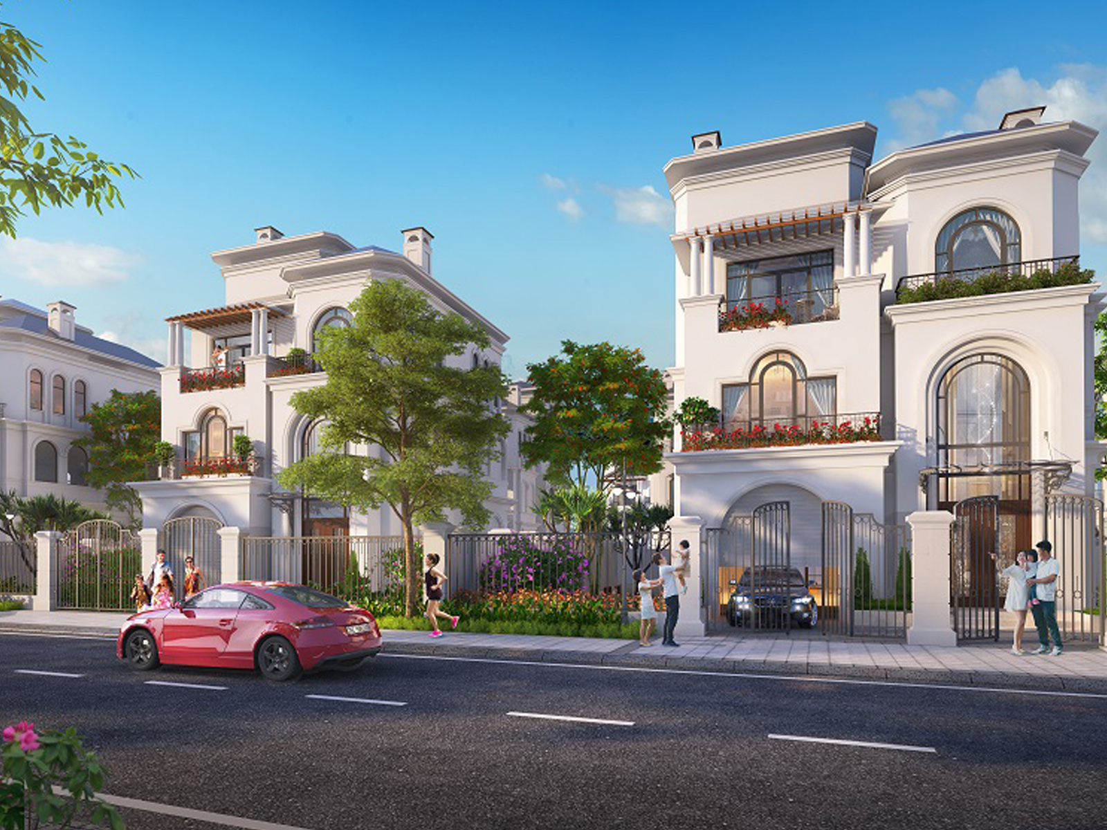 hinh anh tan huong cuoc song dang cap tai biet thu don lap Vinhomes Ocean Park so 3