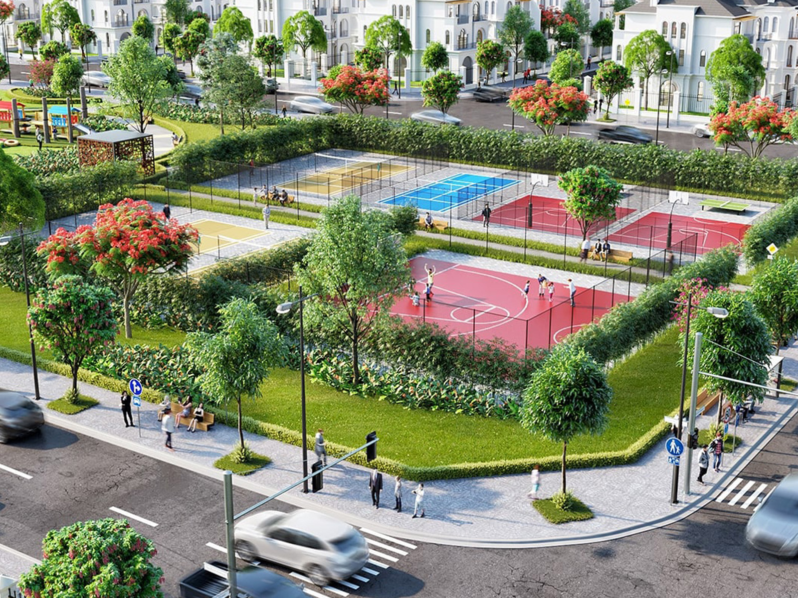  hinh anh tan huong cuoc song dang cap tai biet thu don lap Vinhomes Ocean Park so 6