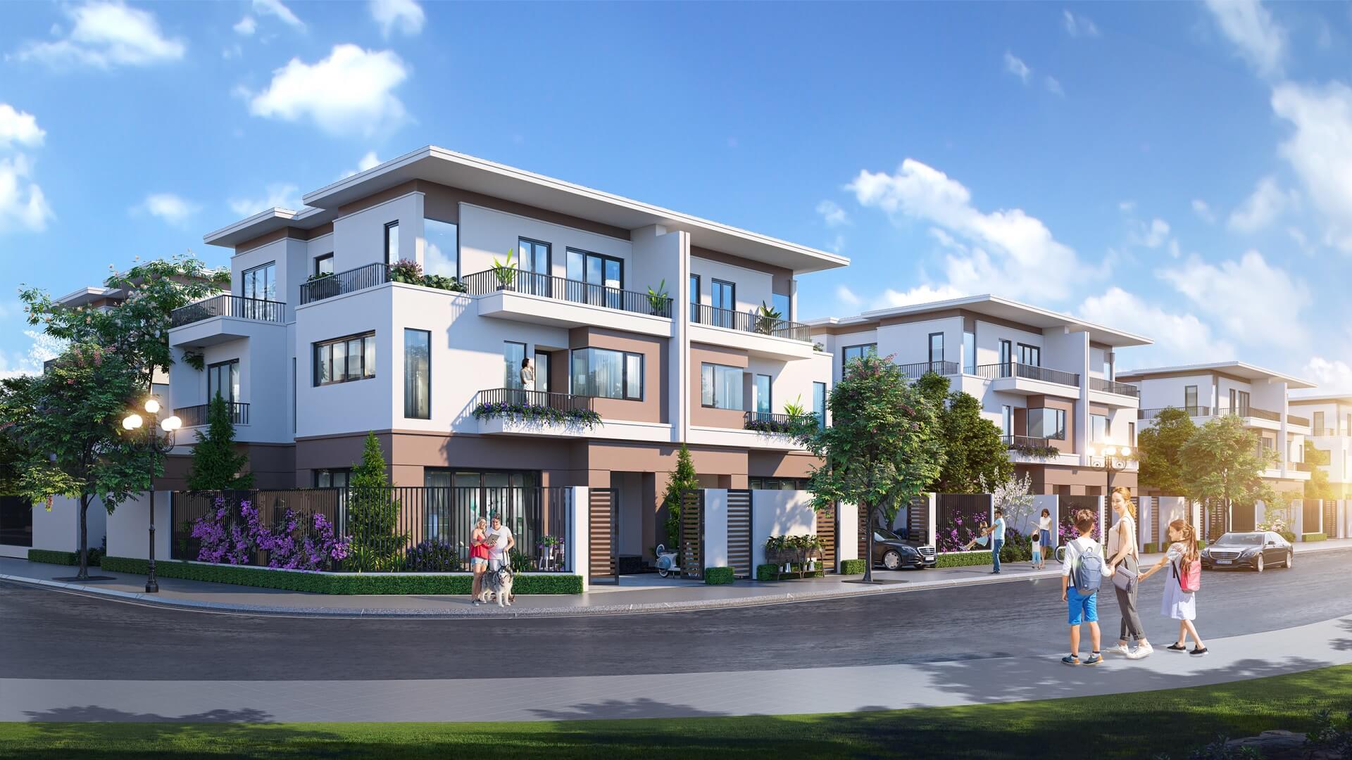 biệt thự dự án tnr stars cao phong hòa bình