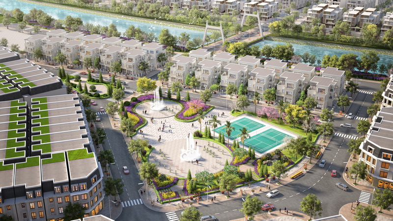 Công viên khu Tây TNR Grand Palace River Park Sông Uông - TNR Stars Uông Bí