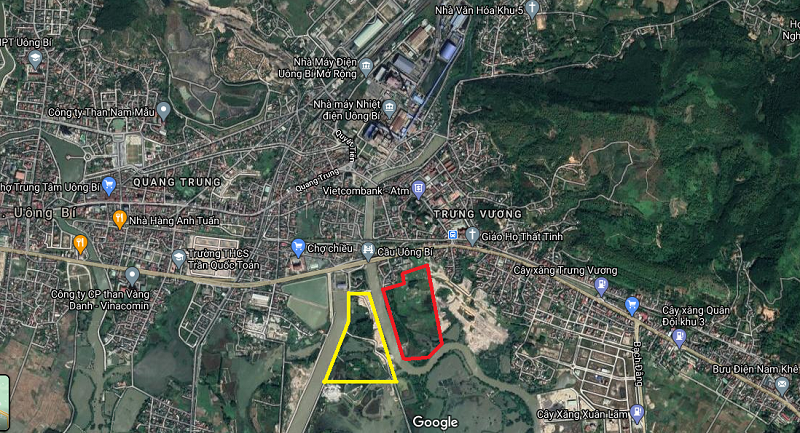 Map thực tế TNR Grand Palace River Park Sông Uông - TNR Stars Uông Bí