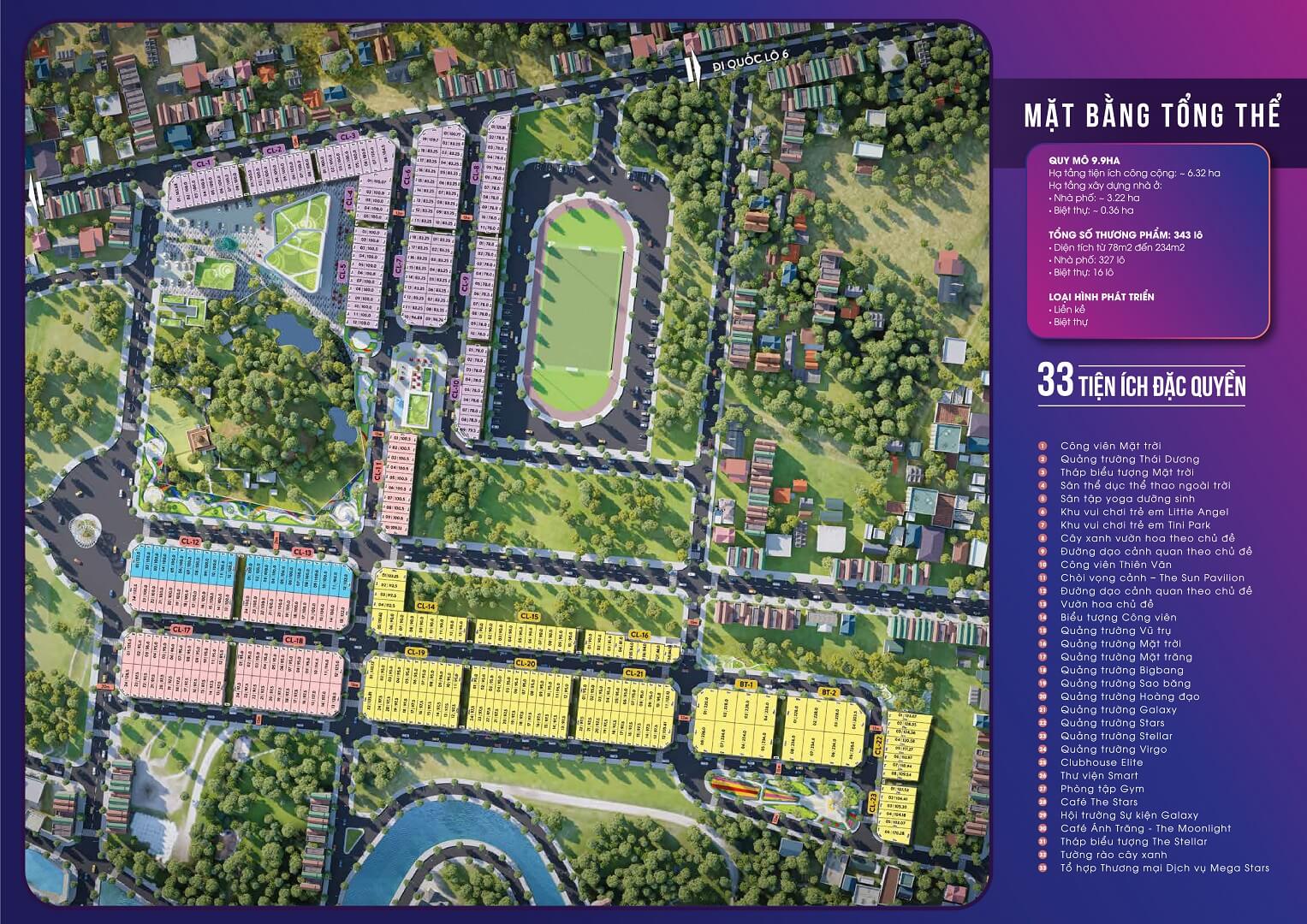 mặt bằng dự án tnr stars cao phong hòa bình