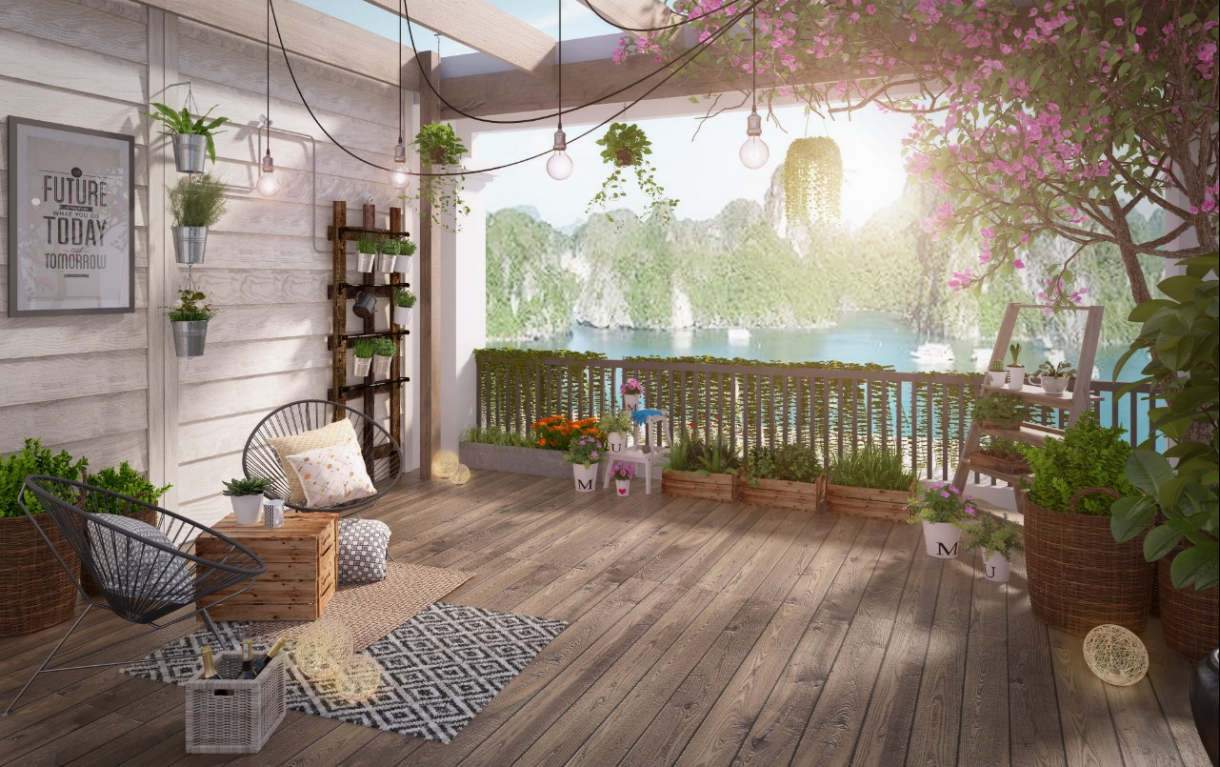 phối cảnh liền kề mon bay