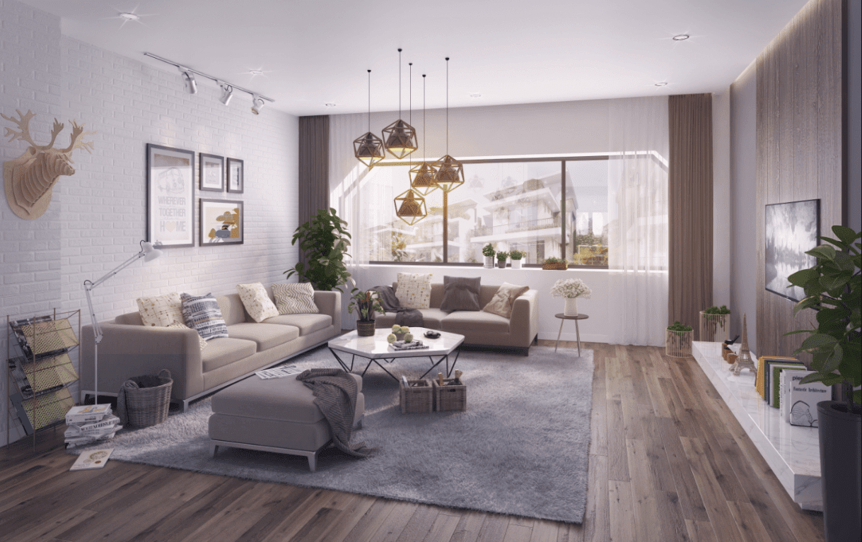 thiết kế phòng khách