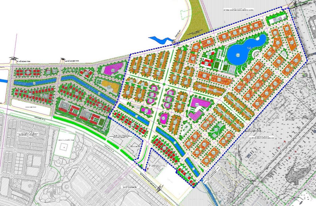 mặt bằng dự án vinaconex móng cái