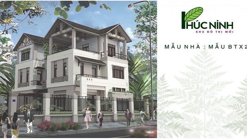 thiết kế biệt thự khu đô thị phúc ninh