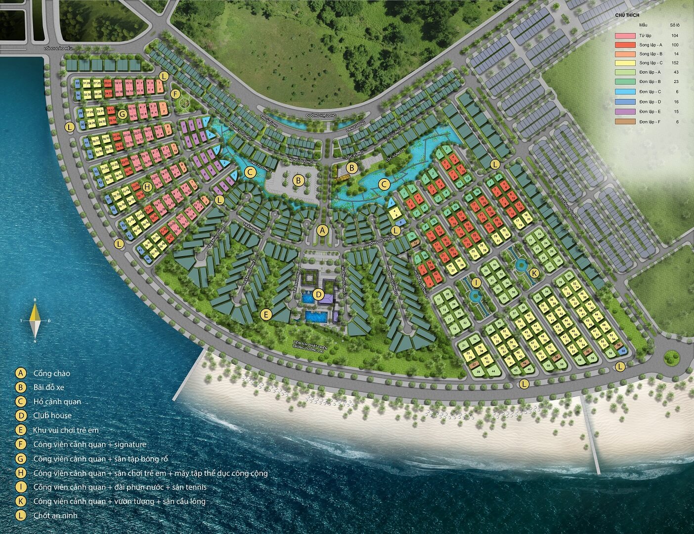 mặt bằng dự án sun grand city feria hạ long