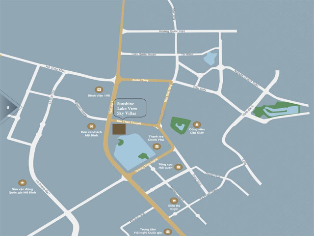 Sunshine Lake View Sky Villas Phạm Hùng - Chủ đầu tư Sunshine Group biệt thự trên không