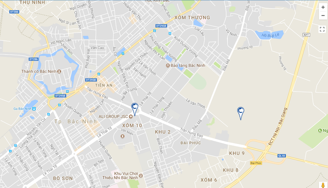 vị trí khu đô thị phúc ninh bắc ninh