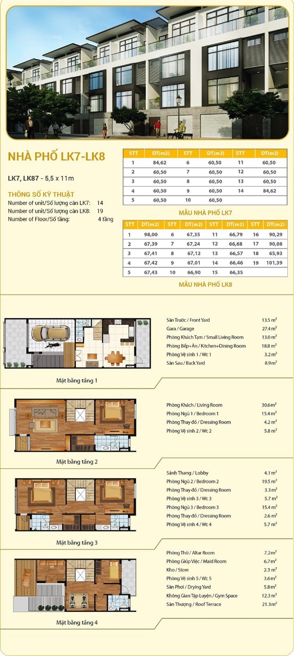 Nhà phố Hado Centrosa