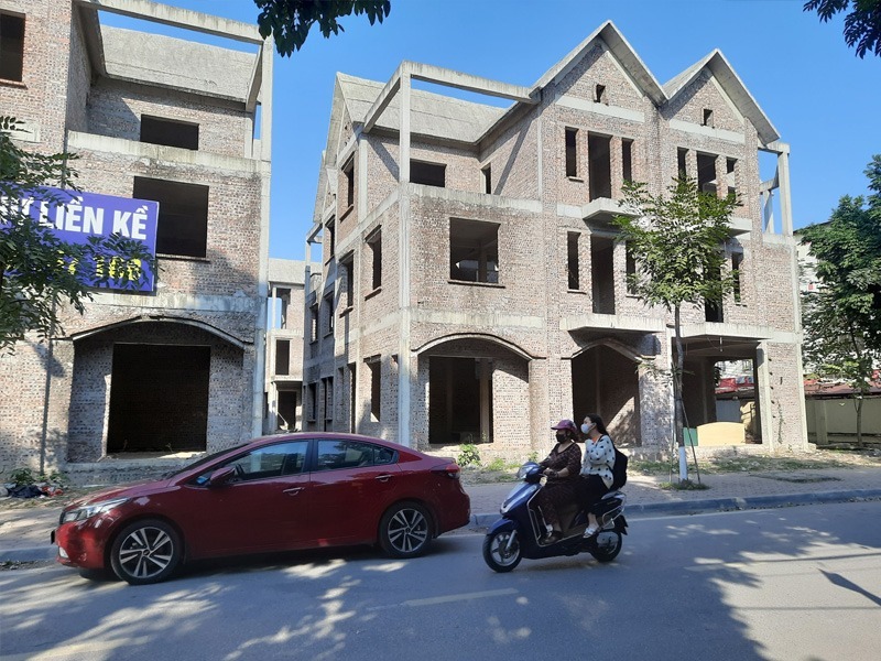 Hình ảnh mới nhất dự án biệt thự liền kề Linh Đàm của HCCI (2)